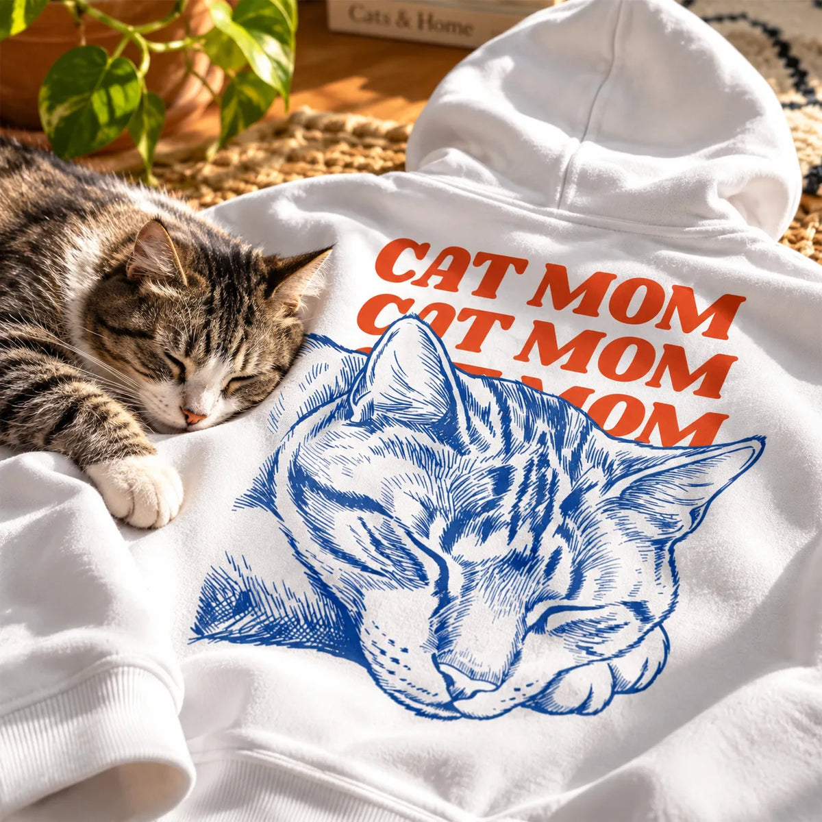 Personalisierter Unisex Hoodie mit CAT/DOG MOM/DAD